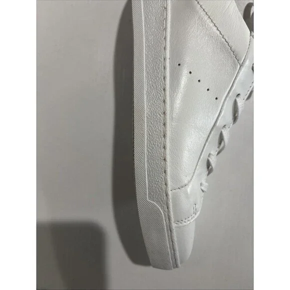 Bruno Magli Mens Lace Up Round Toe Low Top Sneakers White Leather Size 7 - Picture 11 of 11